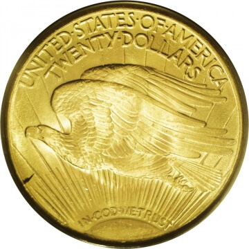 st. gaudens gold double eagle reverse
