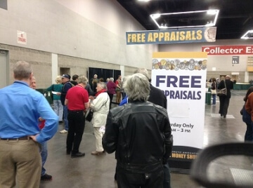 free appraisal signs at a show