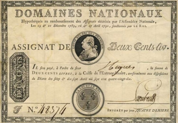 french banknote