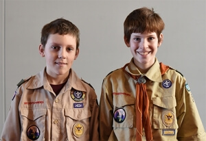 two boy scouts