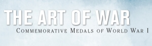 the art of war: commemorative medals of world war one graphic
