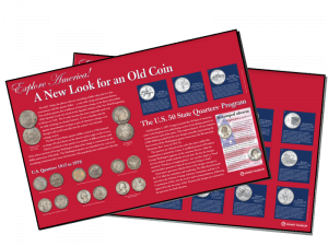 "a new look for an old coin" graphic