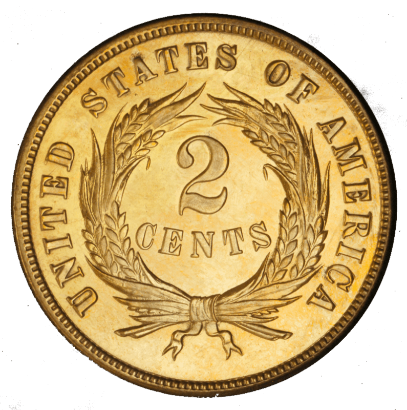 2 cent us coin
