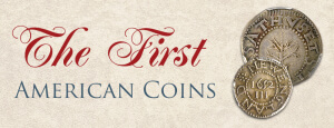 the first american coins graphic
