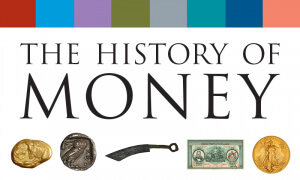 the history of money exhibit graphic