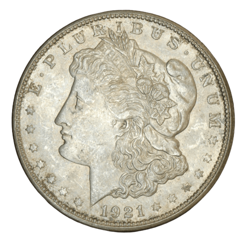 1921 morgan dollar obverse
