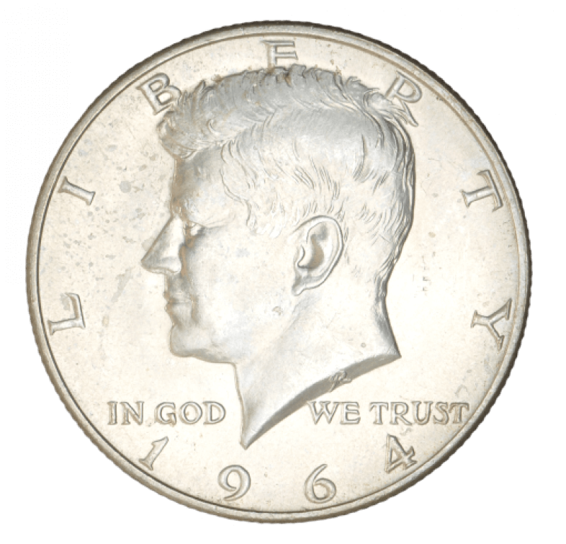 1964 kennedy half dollar
