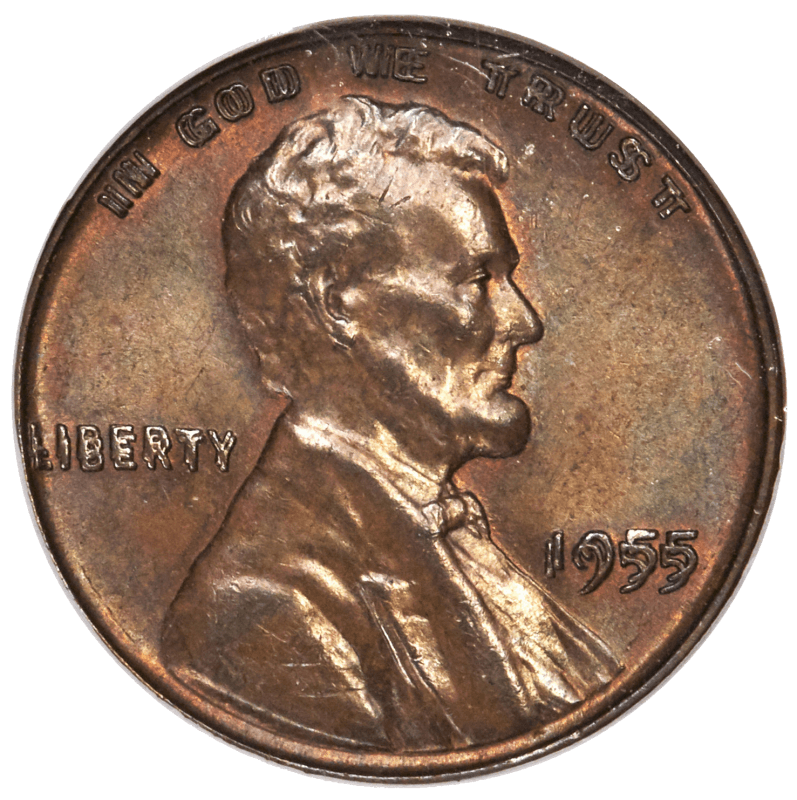1955 Double-die cent