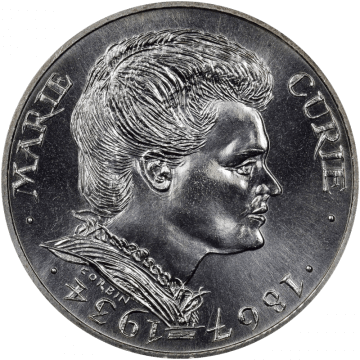 Curie Coin Obverse
