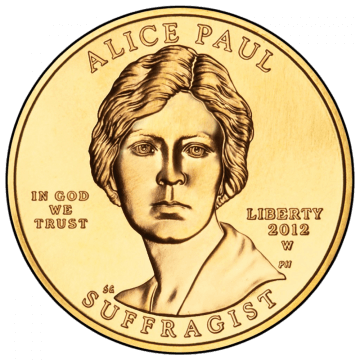 Alice Paul Coin Obverse