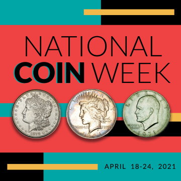 national coin week 2021 square logo