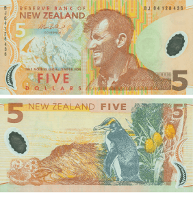 New Zealand 5 Polymer Note
