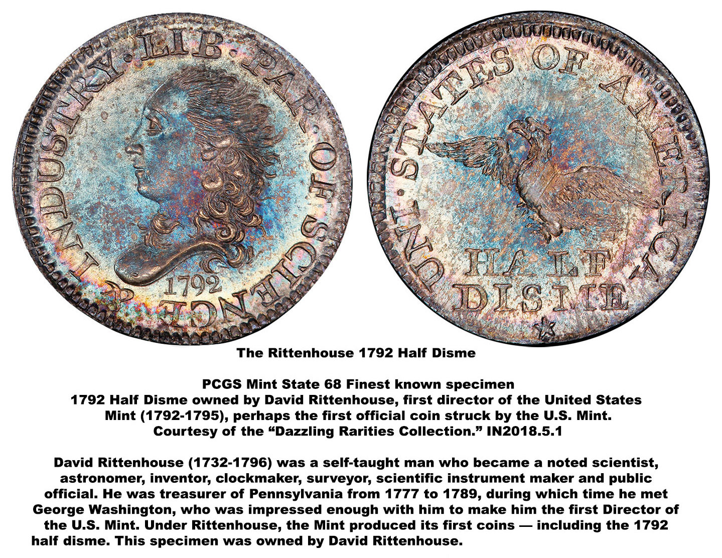 1792 Half Disme - American Numismatic Association : American Numismatic ...