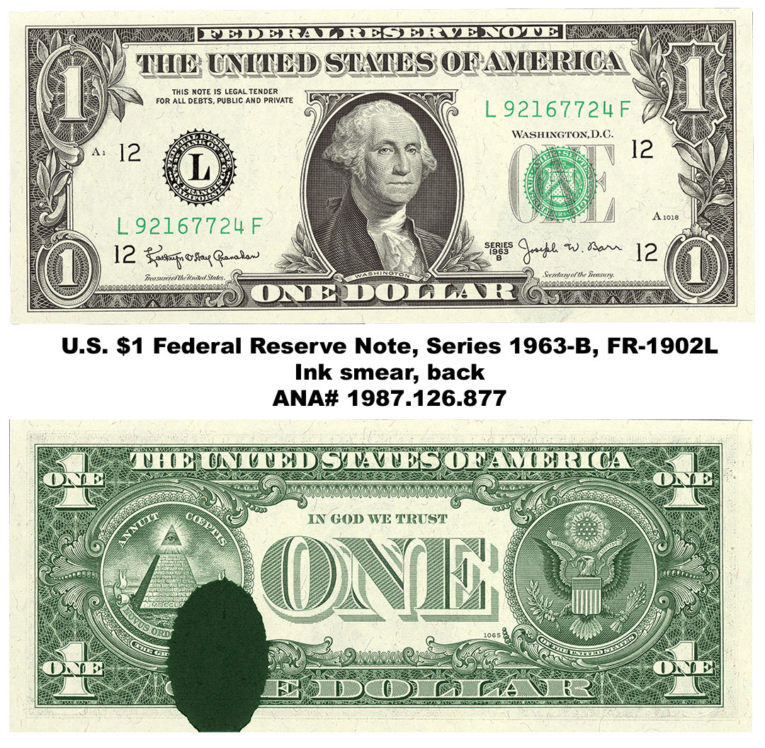 Bebee Error Notes - American Numismatic Association : American ...