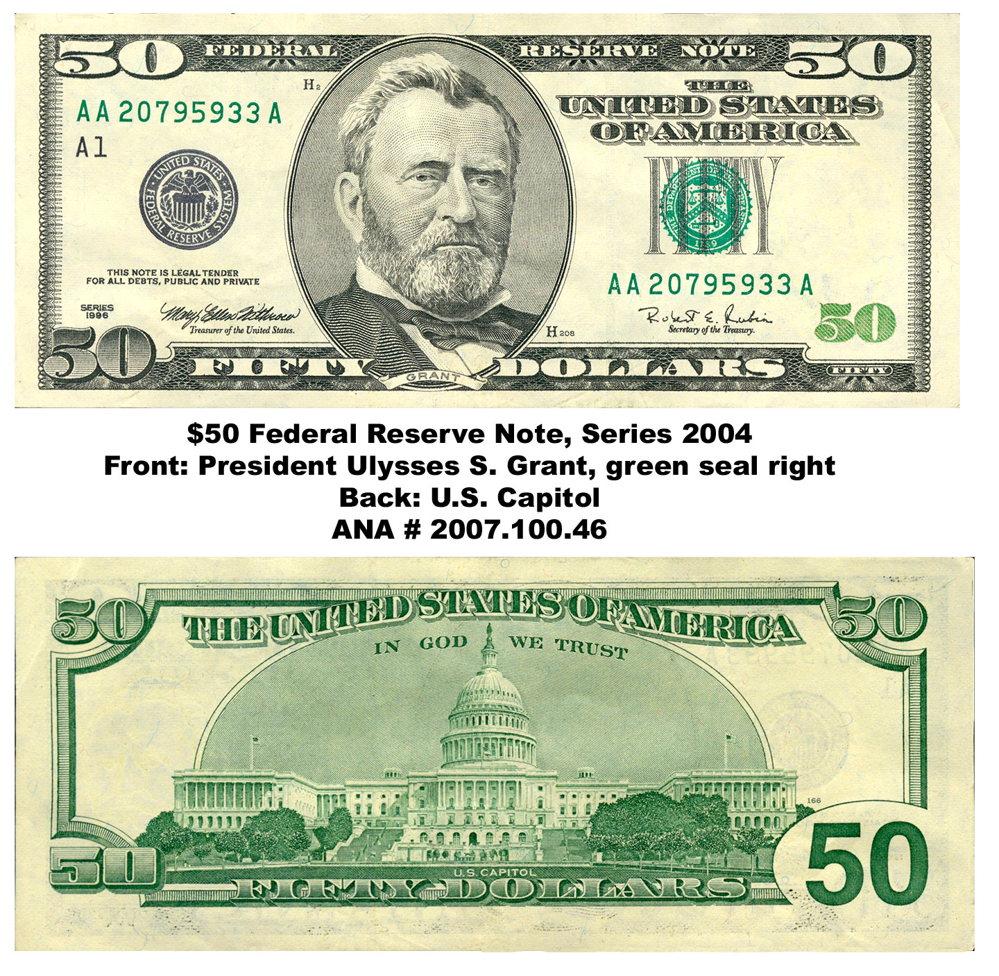 Modern U.S. Paper Currency - American Numismatic Association : American ...