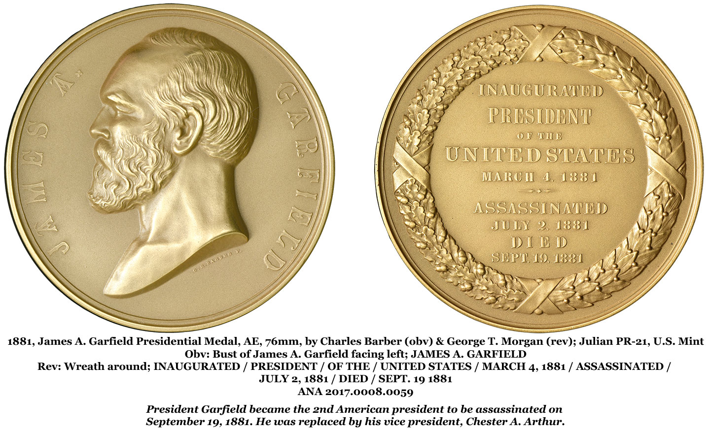 U.S. Mint Presidential Medals - American Numismatic Association ...