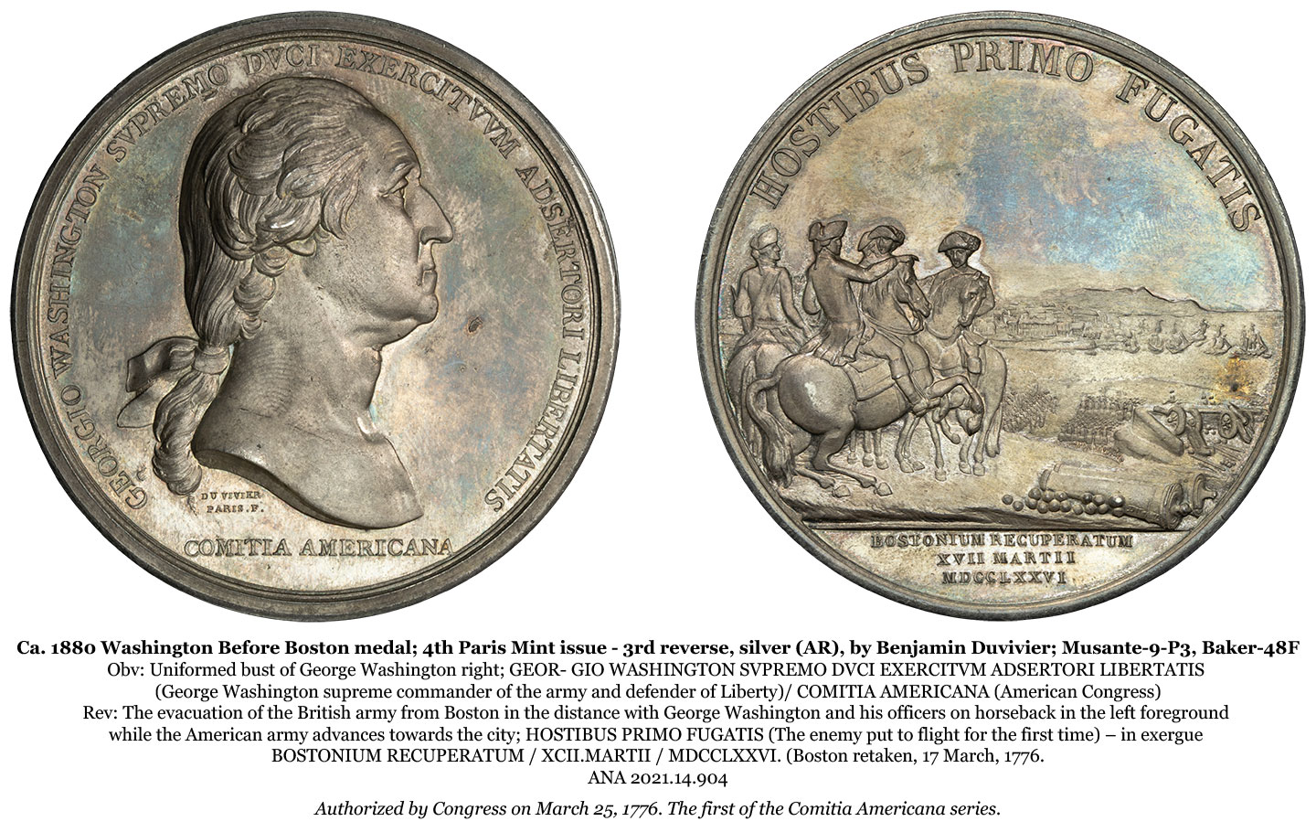 George Washington - Military Hero - American Numismatic Association ...