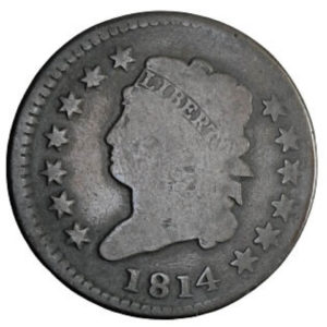 United States Large Cent, "Classic Head" Variety, 1808-1814