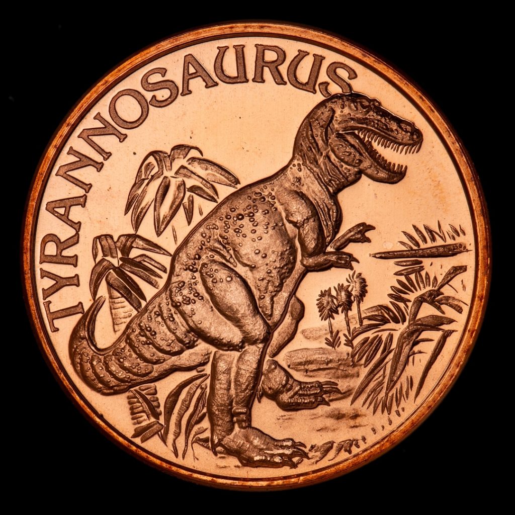 Dinosaur Copper Rounds