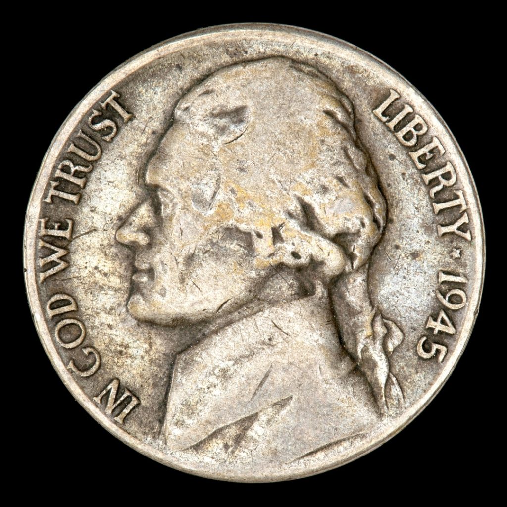 Silver Wartime Nickel