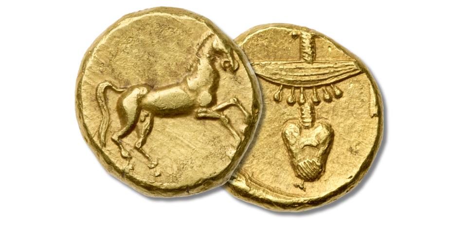 c. 361- 342 B.C. gold stater